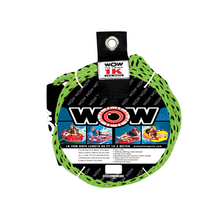 WOW WATERSPORTS WOW Watersports 17-3010 1-Rider Tow Rope - 1K, 60' 17-3010